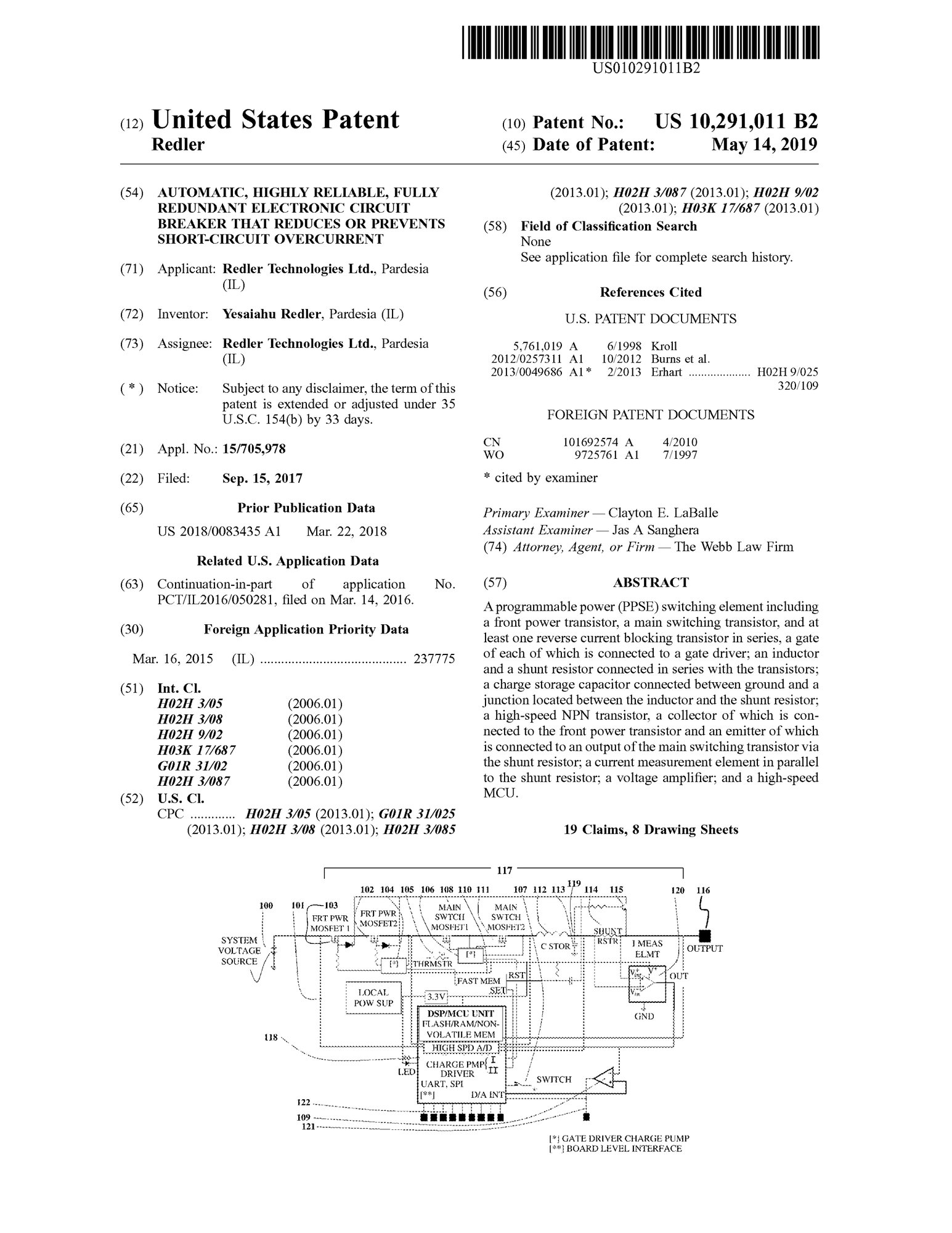 US Patent 10291011 as granted (461-R-05-US1) (1).pdf-1-1